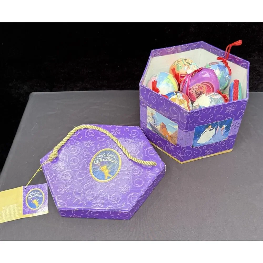 Vintage Vintage Disney Store Enchanted Christmas 14 Pc Ornament Set